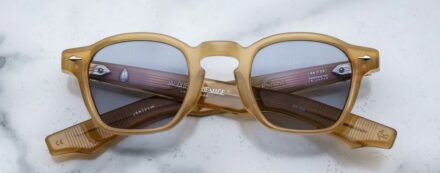 Sunglasses Model Zephirin in Saffron with Pebble lenses from Jacques Marie Mage