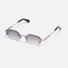 Sunglasses Model Amaru in Color C520 with Grey gradient lenses from John Dalia