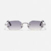 Sunglasses Model Amaru in Color C520 with Grey gradient lenses from John Dalia