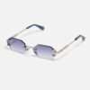 Sunglasses Model Amaru in Color C524 with Dark Blue gradient lenses from John Dalia
