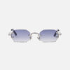 Sunglasses Model Amaru in Color C524 with Dark Blue gradient lenses from John Dalia