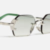 Sunglasses Model Amaru in Color C541 with Grey gradient lenses from John Dalia