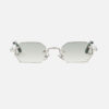 Sunglasses Model Amaru in Color C541 with Grey gradient lenses from John Dalia