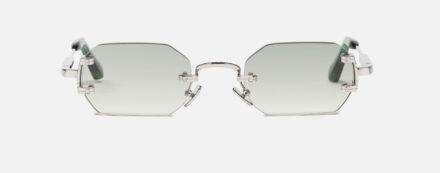 Sunglasses Model Amaru in Color C541 with Grey gradient lenses from John Dalia