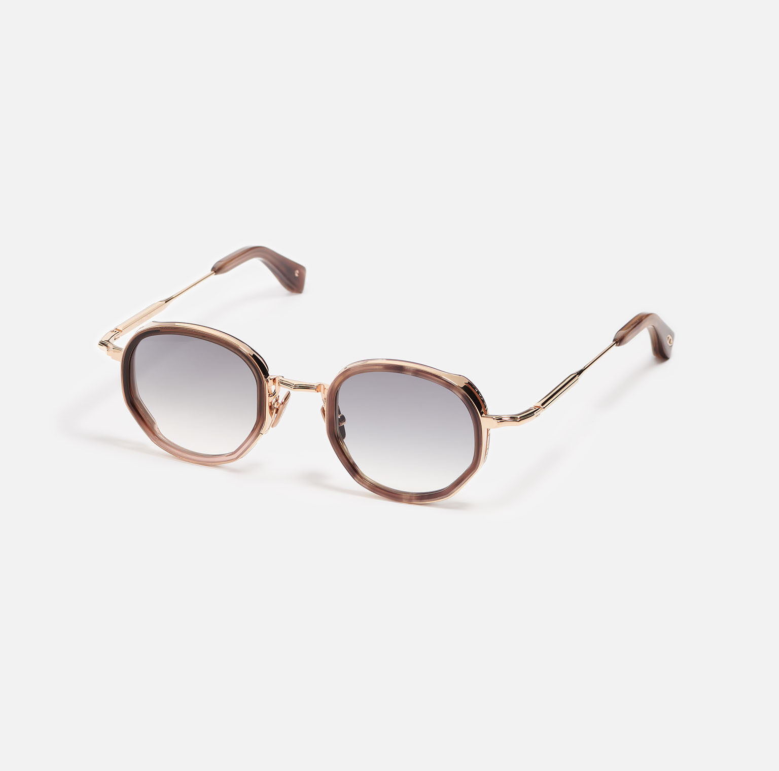 Sunglasses Model Gina in C126 with Grey Gradient lenses from John Dalia
