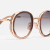 Sunglasses Model Gina in C126 with Grey Gradient lenses from John Dalia