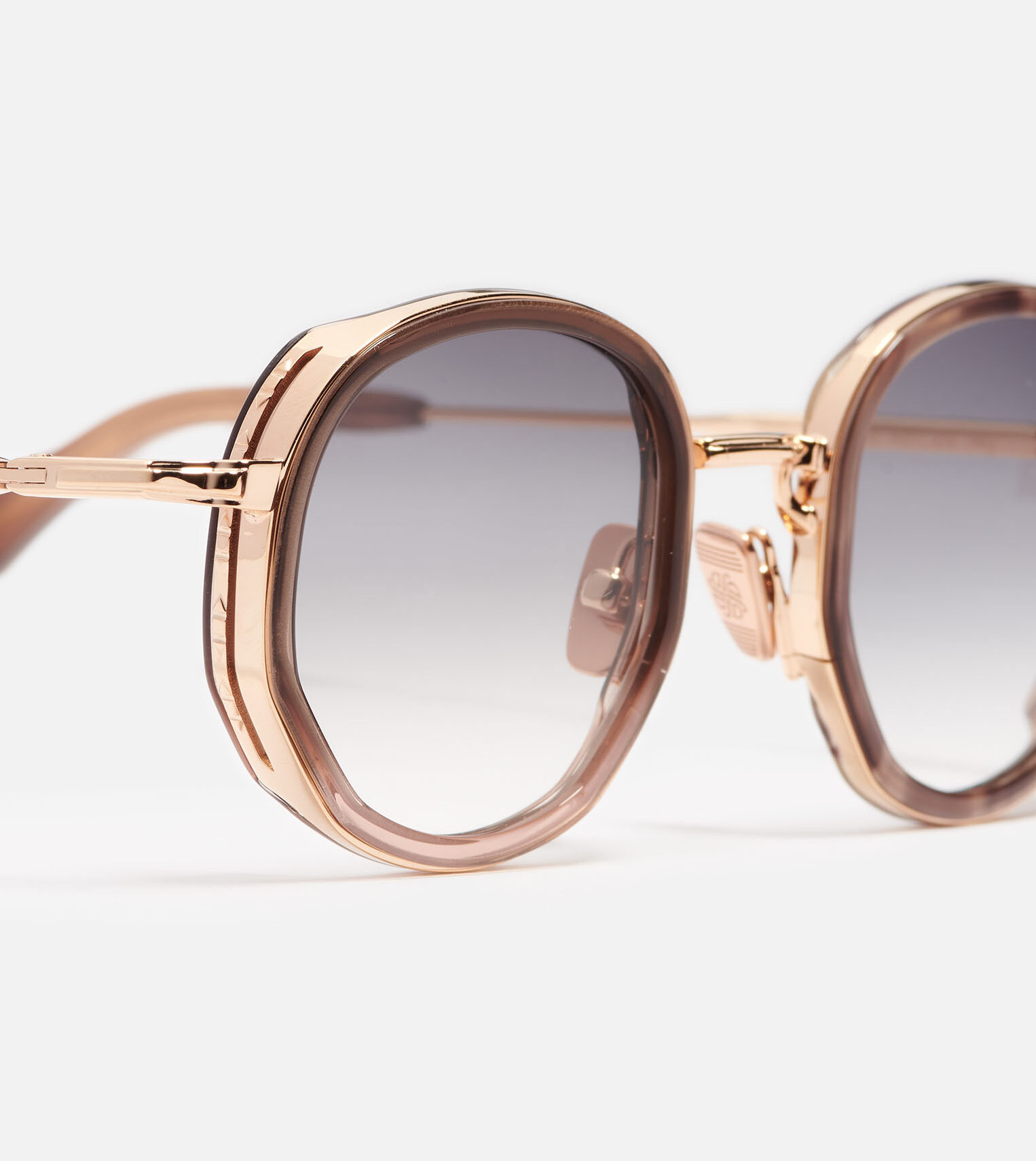 Sunglasses Model Gina in C126 with Grey Gradient lenses from John Dalia