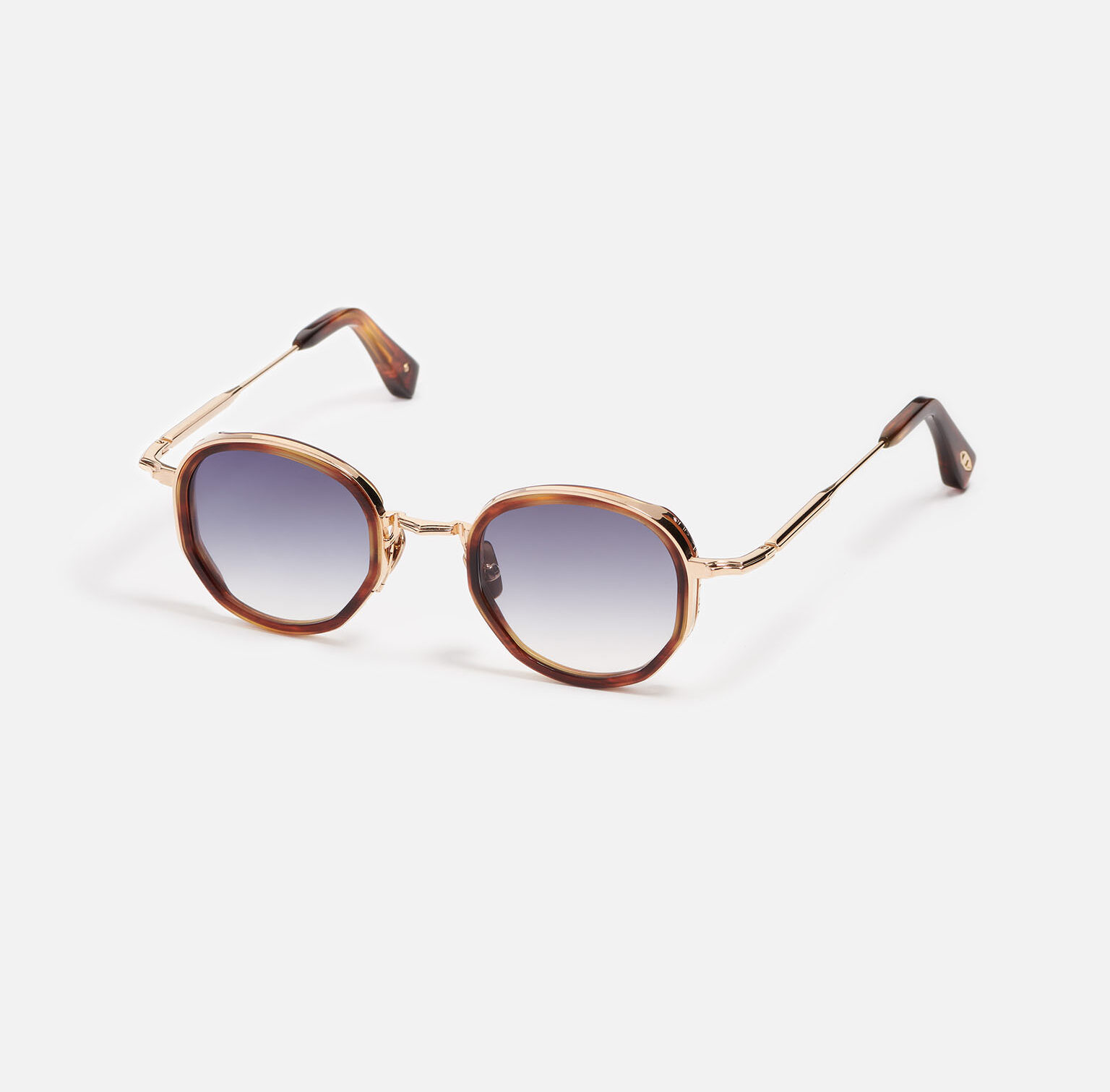 Sunglasses Model Gina in C151 with Dark Blue Gradient lenses from John Dalia