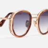 Sunglasses Model Gina in C151 with Dark Blue Gradient lenses from John Dalia