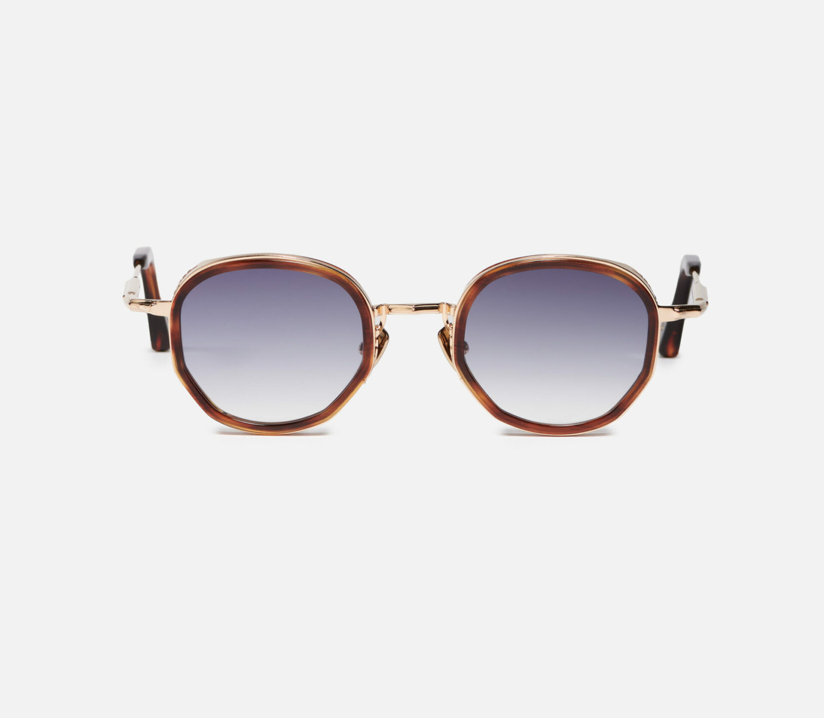 Sunglasses Model Gina in C151 with Dark Blue Gradient lenses from John Dalia