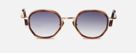 Sunglasses Model Gina in C151 with Dark Blue Gradient lenses from John Dalia