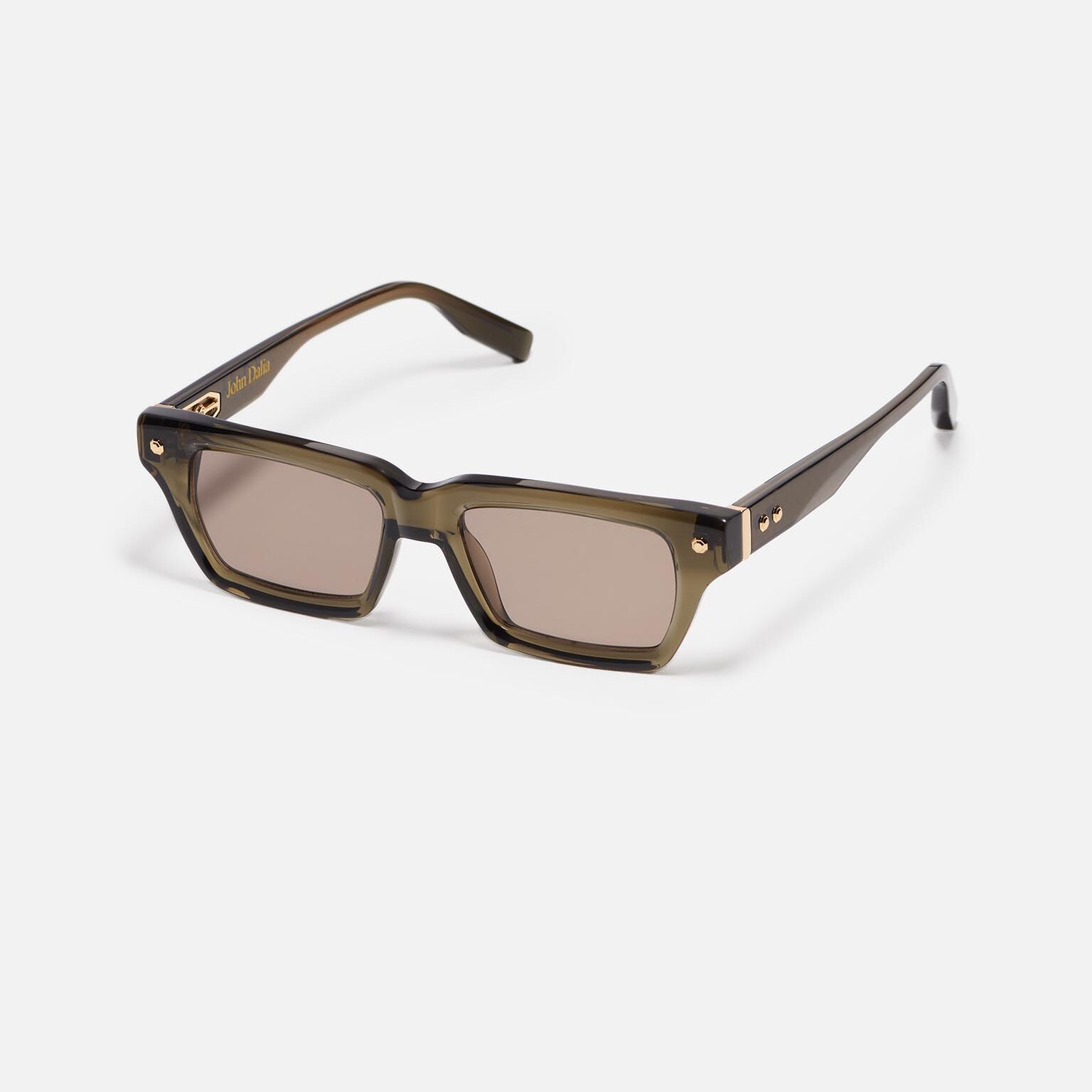 Sunglasses Model Project04 in C162 with Solid Brown lenses from John Dalia