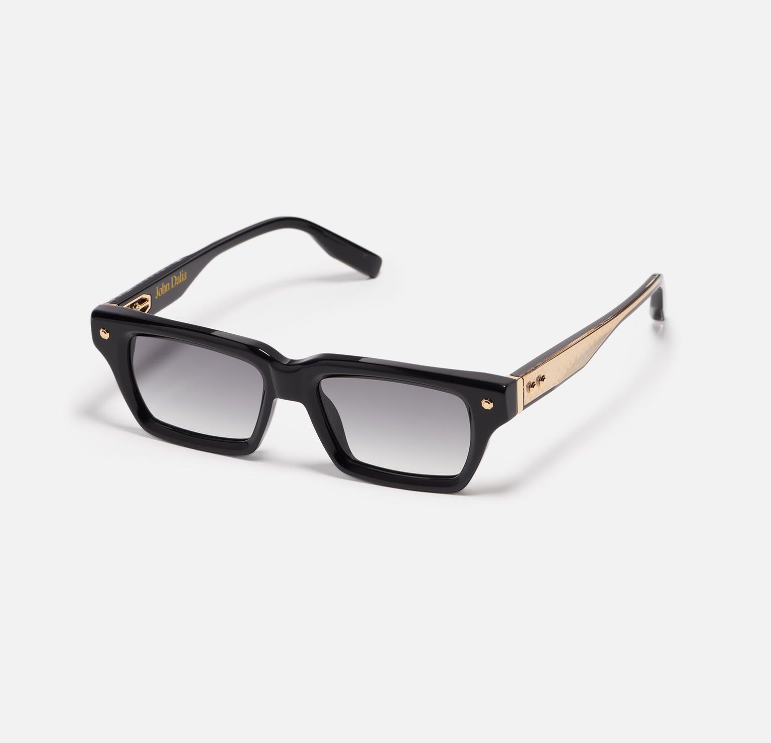 Sunglasses Model Project04 in C600 with Solid Black lenses from John Dalia