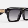 Sunglasses Model Project04 in C600 with Solid Black lenses from John Dalia