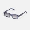 Sunglasses Model Project06 in C605 with Dark Blue gradient lenses from John Dalia