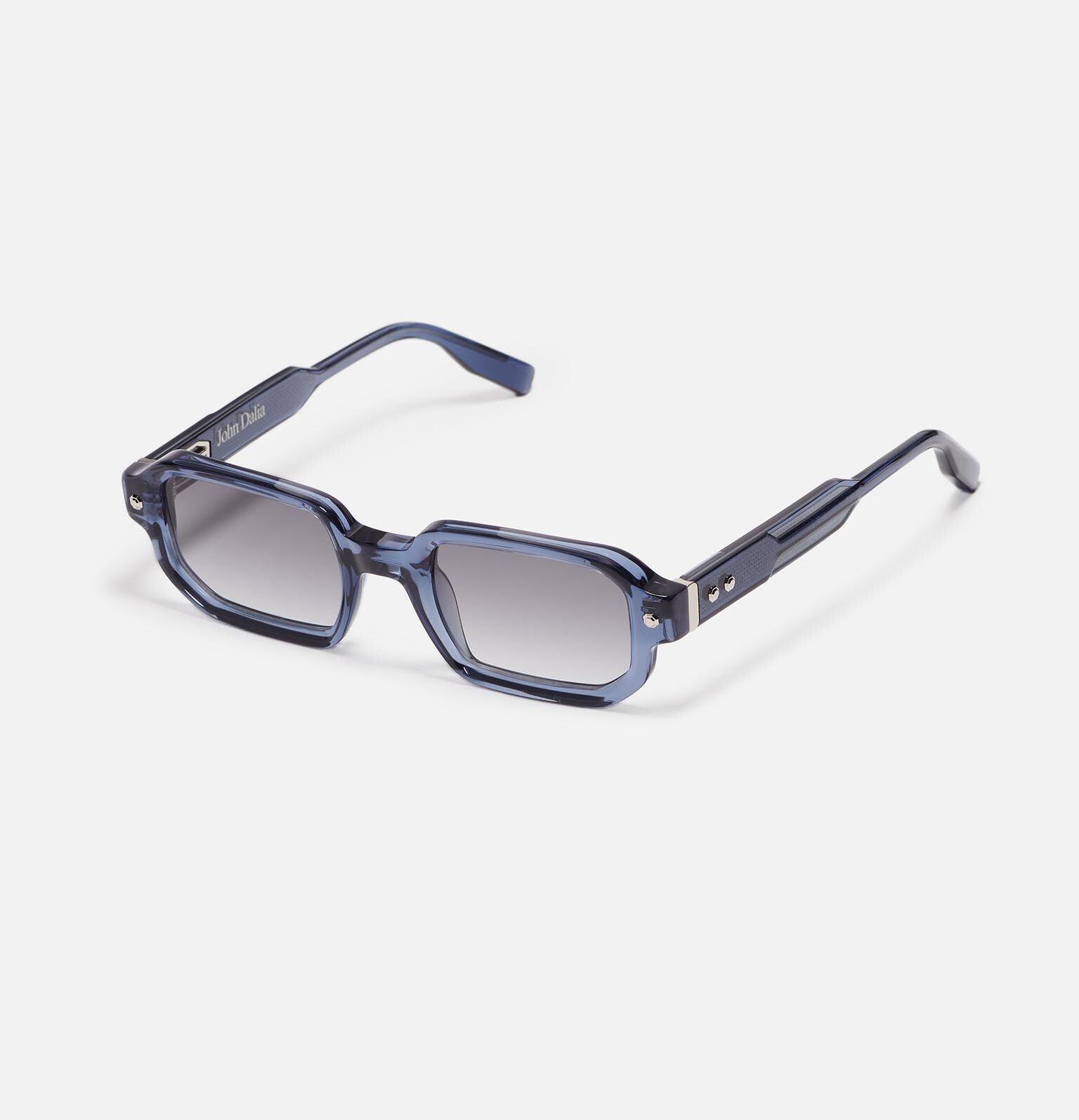 Sunglasses Model Project06 in C605 with Dark Blue gradient lenses from John Dalia