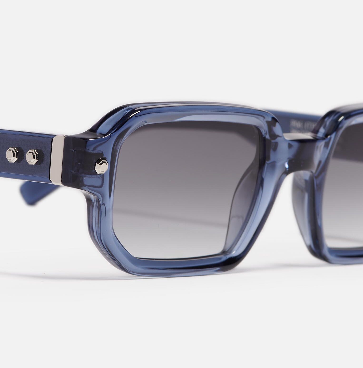 Sunglasses Model Project06 in C605 with Dark Blue gradient lenses from John Dalia