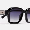 Sunglasses Model Project07 in C605 with Dark Blue gradient lenses from John Dalia