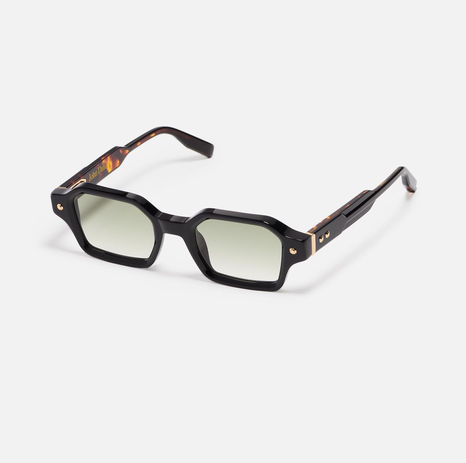 Sunglasses Model Project09 in C106 with Clear Green gradient lenses from John Dalia