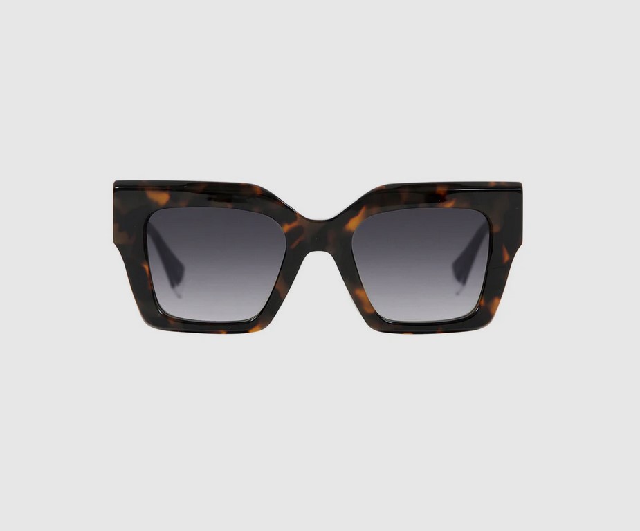 Sunglasses Model Kendall in color Brown and Black Turtoise with Violet lenses from Gigi Studios