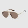 Sunglasses Model Thrive 026 in color Gold with Brown lenses from Gigi Studios