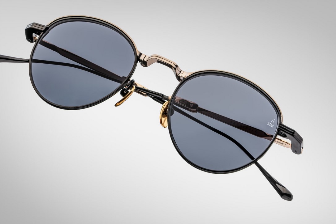 Sunglasses Model Archibald in color CIA with Black Lenses from Jacques Marie Mage