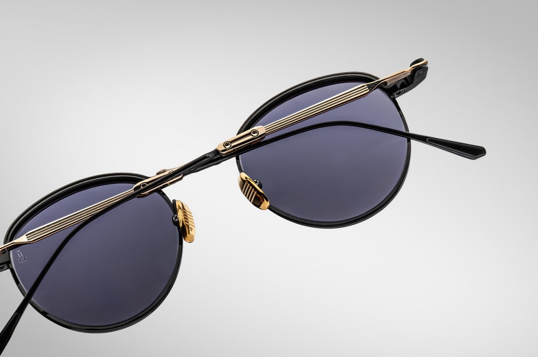 Sunglasses Model Archibald in color CIA with Black Lenses from Jacques Marie Mage