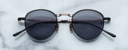 Sunglasses Model Archibald in color CIA with Black Lenses from Jacques Marie Mage
