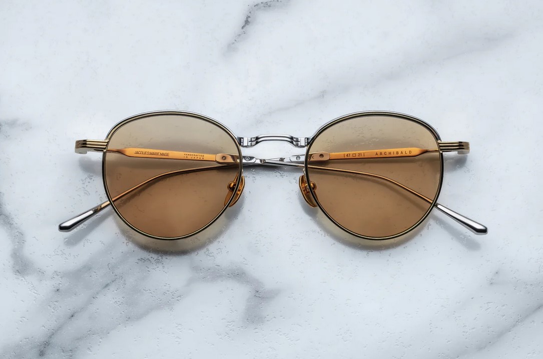 Sunglasses Model Archibald in color Roma with Brown Lenses from Jacques Marie Mage
