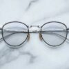 Optical Model Archibald in color Silver with Superlight Grey Lenses from Jacques Marie Mage