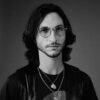 Optical Model Archibald in color Silver with Superlight Grey Lenses from Jacques Marie Mage