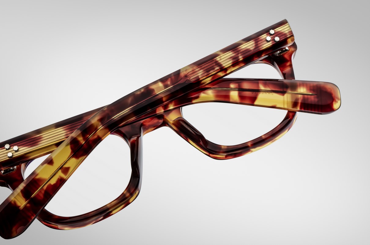 Optical Model Godard in color Baltic with Superlight Green lenses from Jacques Marie Mage