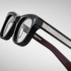 Optical Model Godard in color Bloodstone with Superlight Grey lenses from Jacques Marie Mage