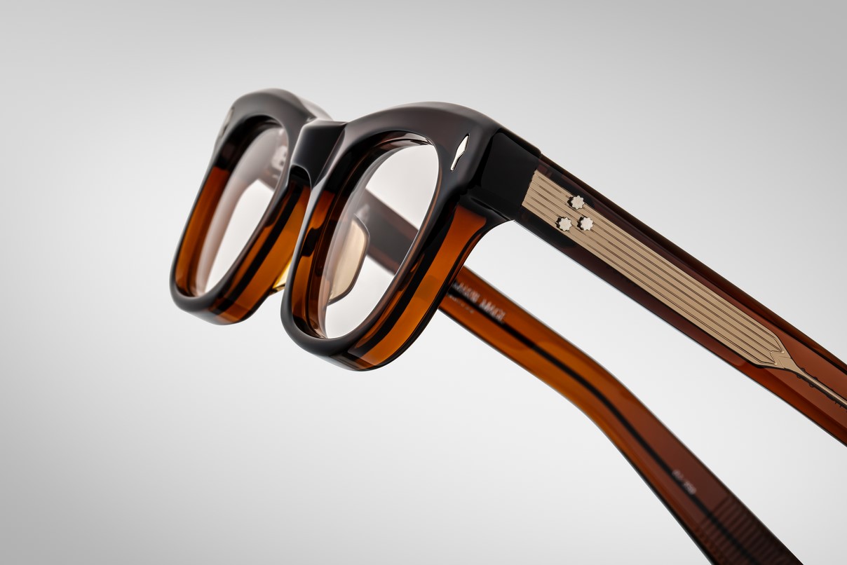 Optical Model Godard in color Zoltar with Superlight Brown lenses from Jacques Marie Mage