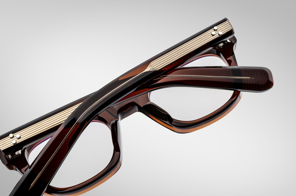 Optical Model Godard in color Zoltar with Superlight Brown lenses from Jacques Marie Mage