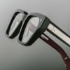 Optical Model Ichikawa in color Bloodstone with Superlight Grey lenses from Jacques Marie Mage