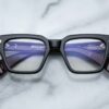 Optical Model Ichikawa in color Bloodstone with Superlight Grey lenses from Jacques Marie Mage