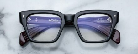 Optical Model Ichikawa in color Bloodstone with Superlight Grey lenses from Jacques Marie Mage