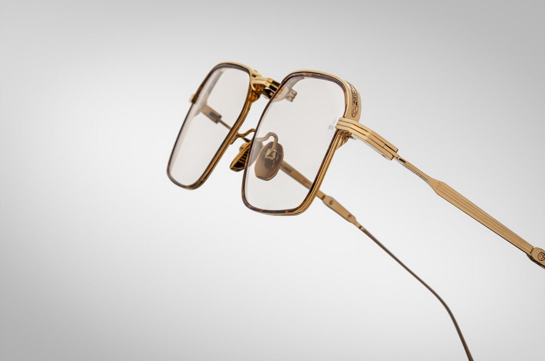 Optical Model Koenig RX in color Gold with Superligt Bronze Lenses from Jacques Marie Mage