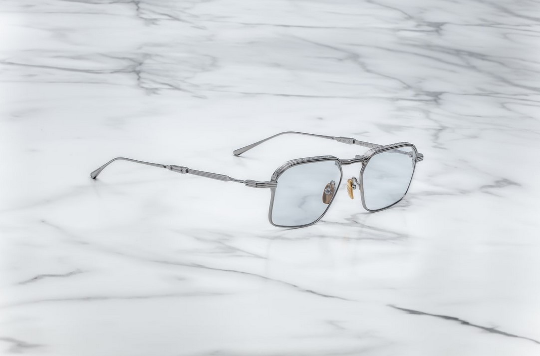 Optical Model Koenig RX in color Silver with Superligt Blue Lenses from Jacques Marie Mage