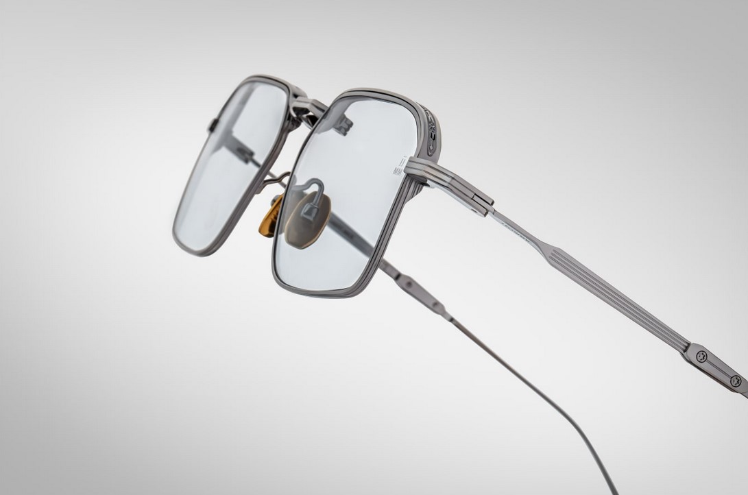 Optical Model Koenig RX in color Silver with Superligt Blue Lenses from Jacques Marie Mage