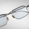 Optical Model Koenig RX in color Silver with Superligt Blue Lenses from Jacques Marie Mage