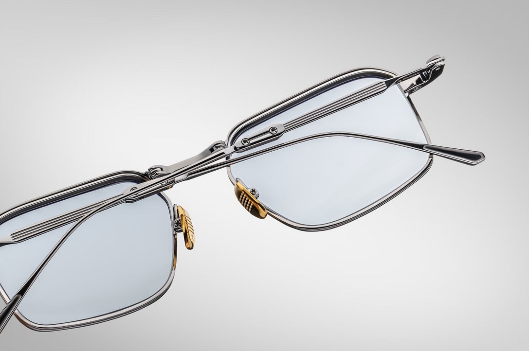 Optical Model Koenig RX in color Silver with Superligt Blue Lenses from Jacques Marie Mage