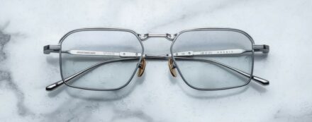 Optical Model Koenig RX in color Silver with Superligt Blue Lenses from Jacques Marie Mage
