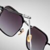 Sunglasses Model Koenig in color Armour with Jet Gradient Lenses from Jacques Marie Mage