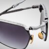 Sunglasses Model Koenig in color Armour with Jet Gradient Lenses from Jacques Marie Mage
