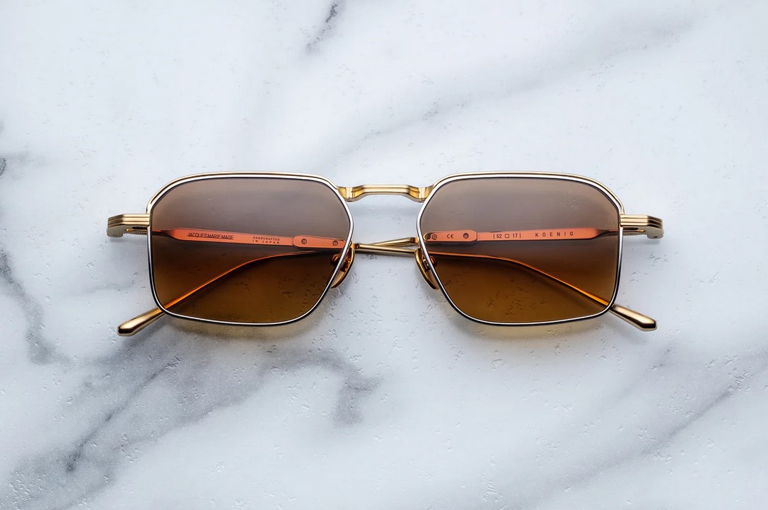Sunglasses Model Koenig in color Roma with Brown Gradient Lenses from Jacques Marie Mage