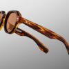 Sunglasses Model Pontian in Color Bourbon with Dark Tuscan Armolite lenses from Jacques Marie Mage