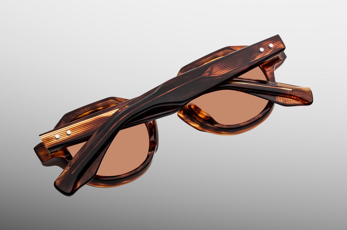 Sunglasses Model Pontian in Color Bourbon with Dark Tuscan Armolite lenses from Jacques Marie Mage