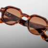 Sunglasses Model Pontian in Color Bourbon with Dark Tuscan Armolite lenses from Jacques Marie Mage
